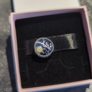 Pandora Santa And Reindeer Charm Says Believe In The Magic On The Side